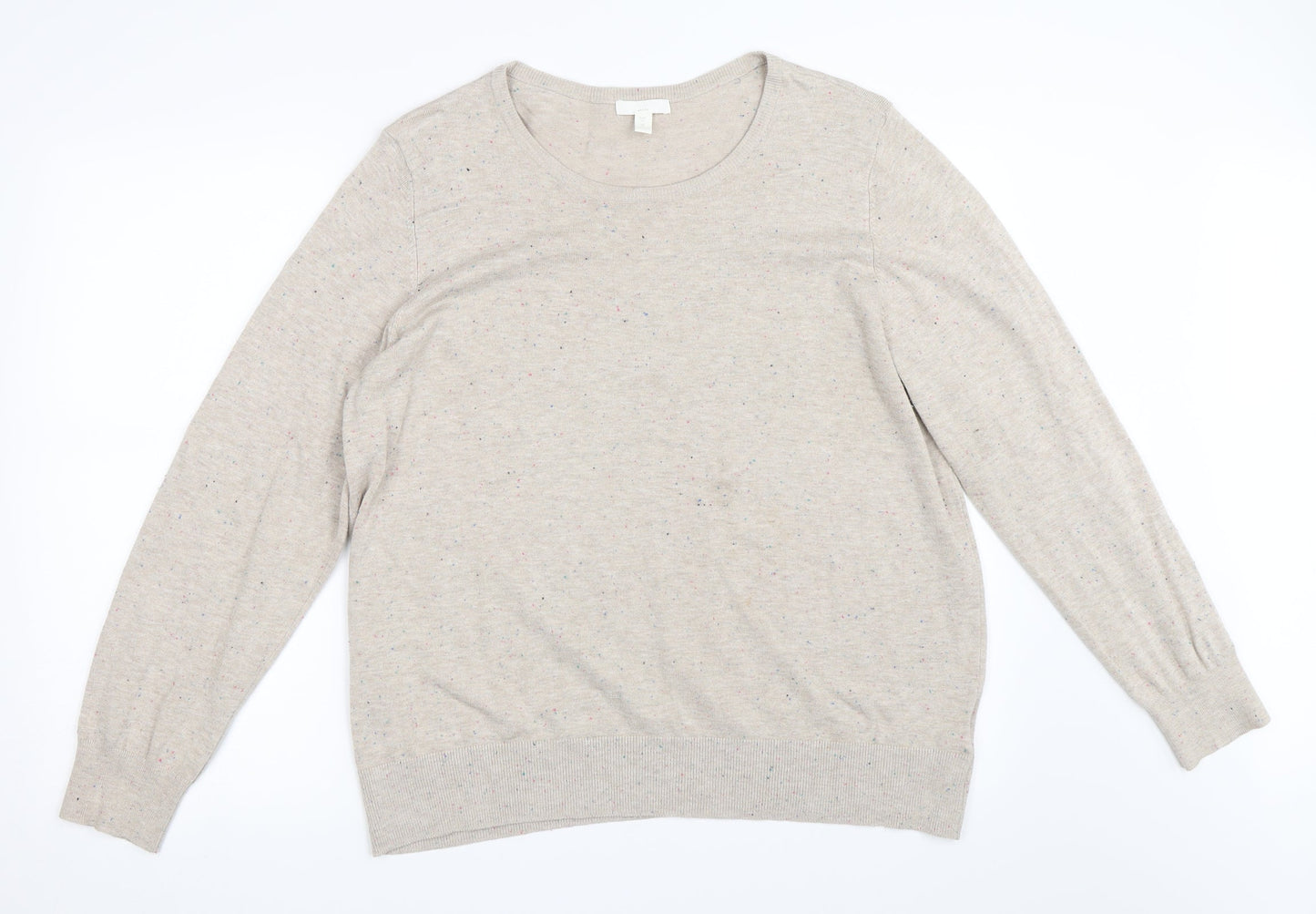 H&M Womens Beige   Pullover Jumper Size XL