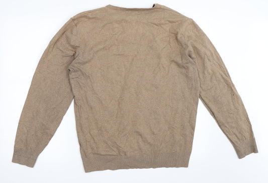Aspen & Court Mens Beige   Pullover Jumper Size L