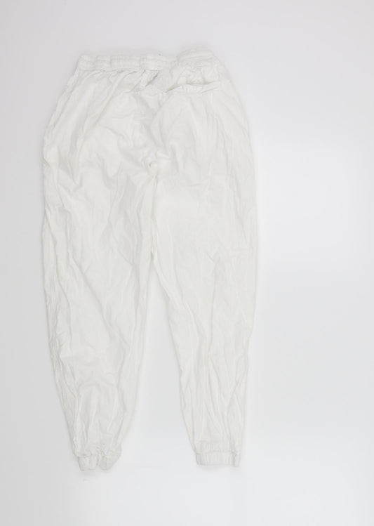 Cape Cod Womens White   Jogger Trousers Size M L23 in