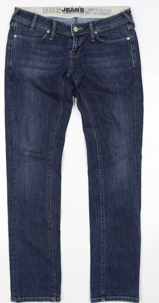 BIG STAR Womens Blue  Denim Skinny Jeans Size 29 in L32 in