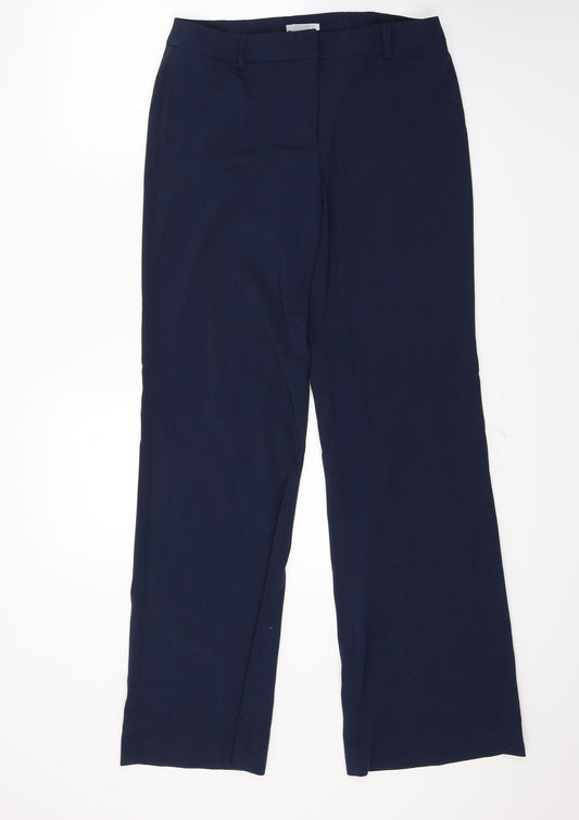 Preworn Womens Blue   Trousers  Size 12 L28 in