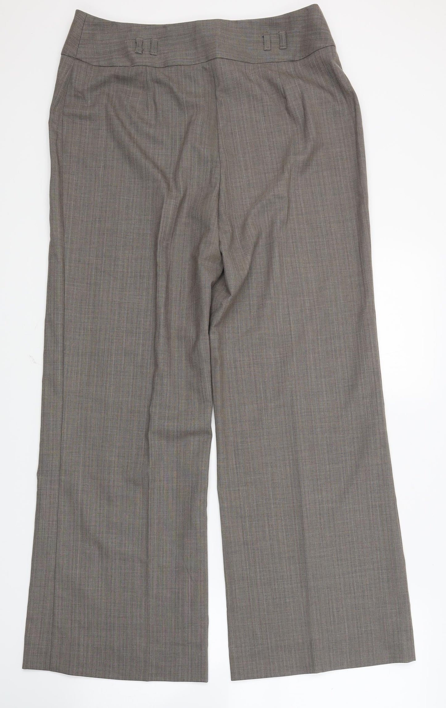 Marks and Spencer Womens Brown   Trousers  Size 14 L26 in