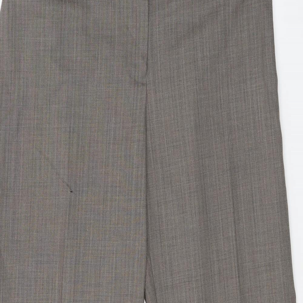 Marks and Spencer Womens Brown   Trousers  Size 14 L26 in