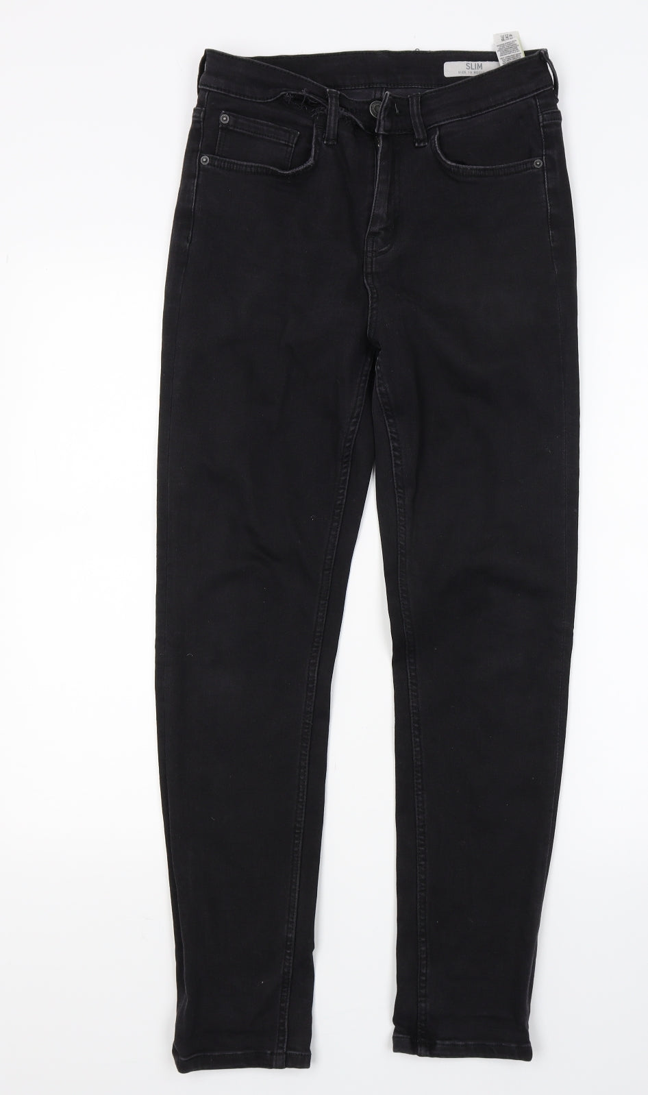 Marks and Spencer Womens Black  Denim Skinny Jeans Size 10 L27 in