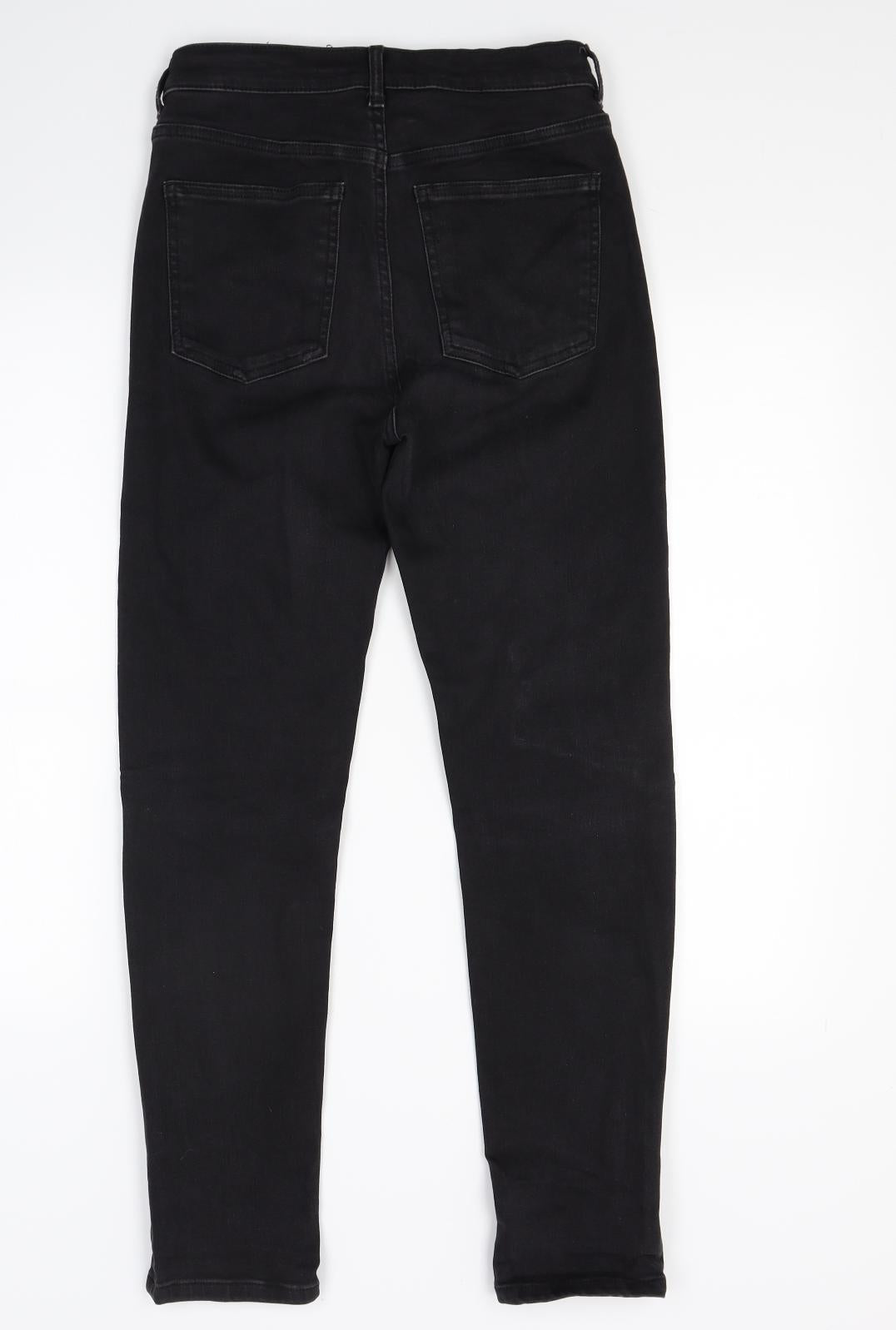 Marks and Spencer Womens Black  Denim Skinny Jeans Size 10 L27 in