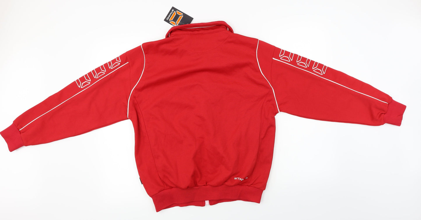 Stanno.com  Mens Red   Full Zip Jumper Size S