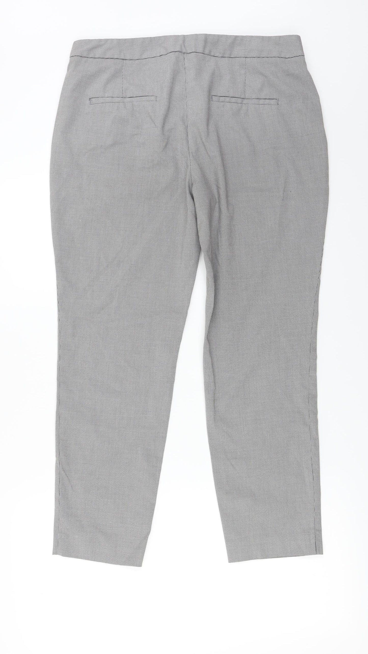 Zara  Womens Grey   Trousers  Size 32 in L24 in