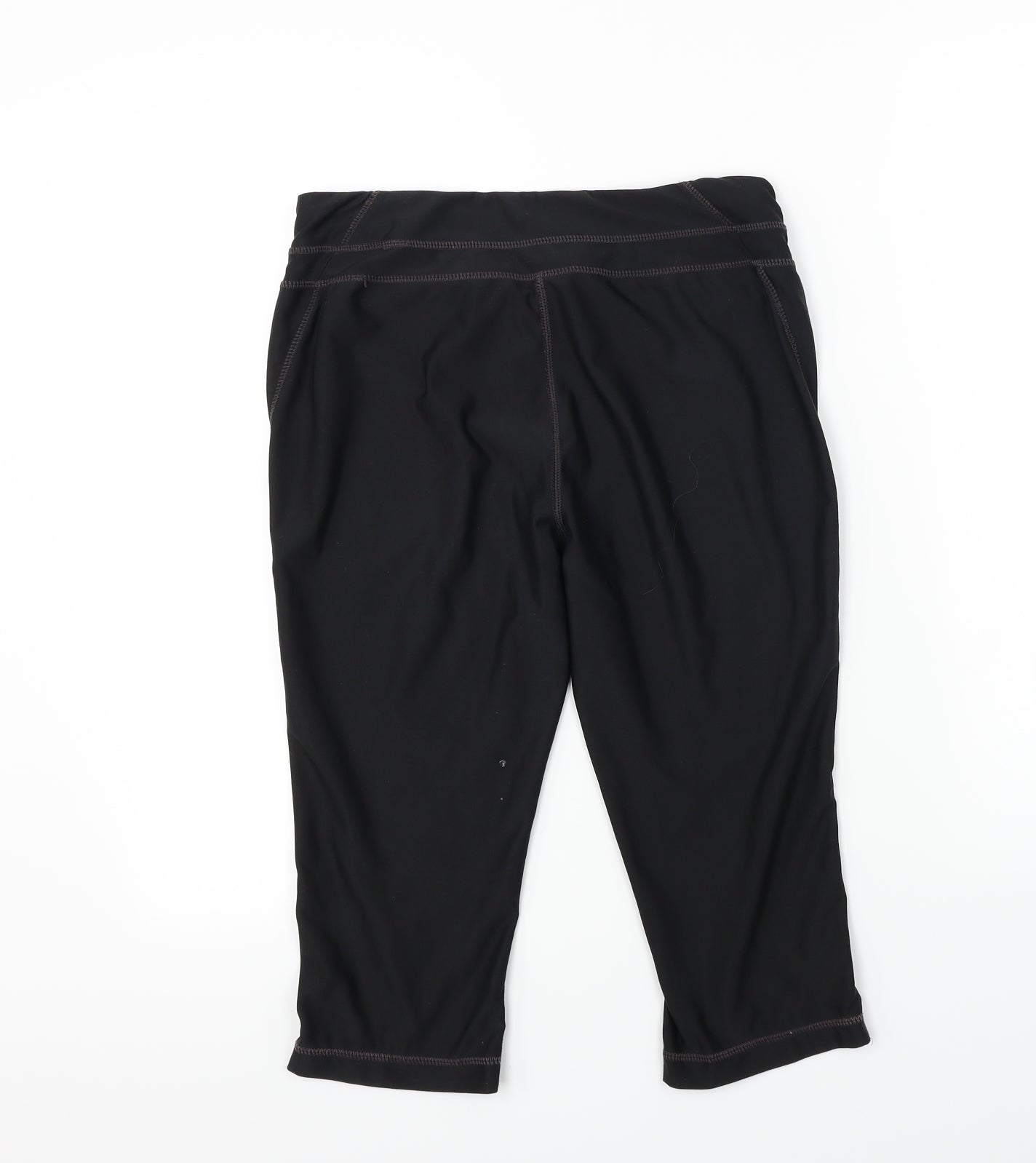 authentic works  Womens Black   Cropped Leggings Size S