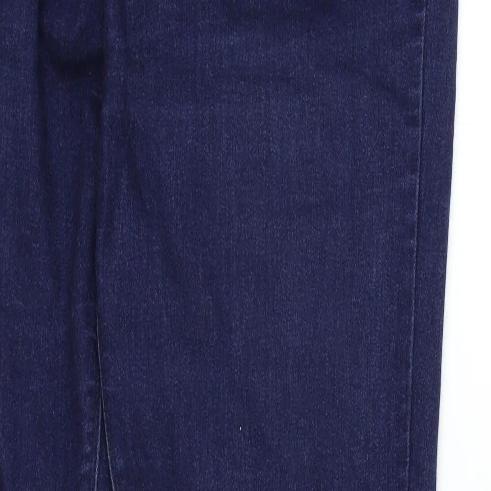 deniem & co Womens Blue   Trousers  Size 12 L29 in