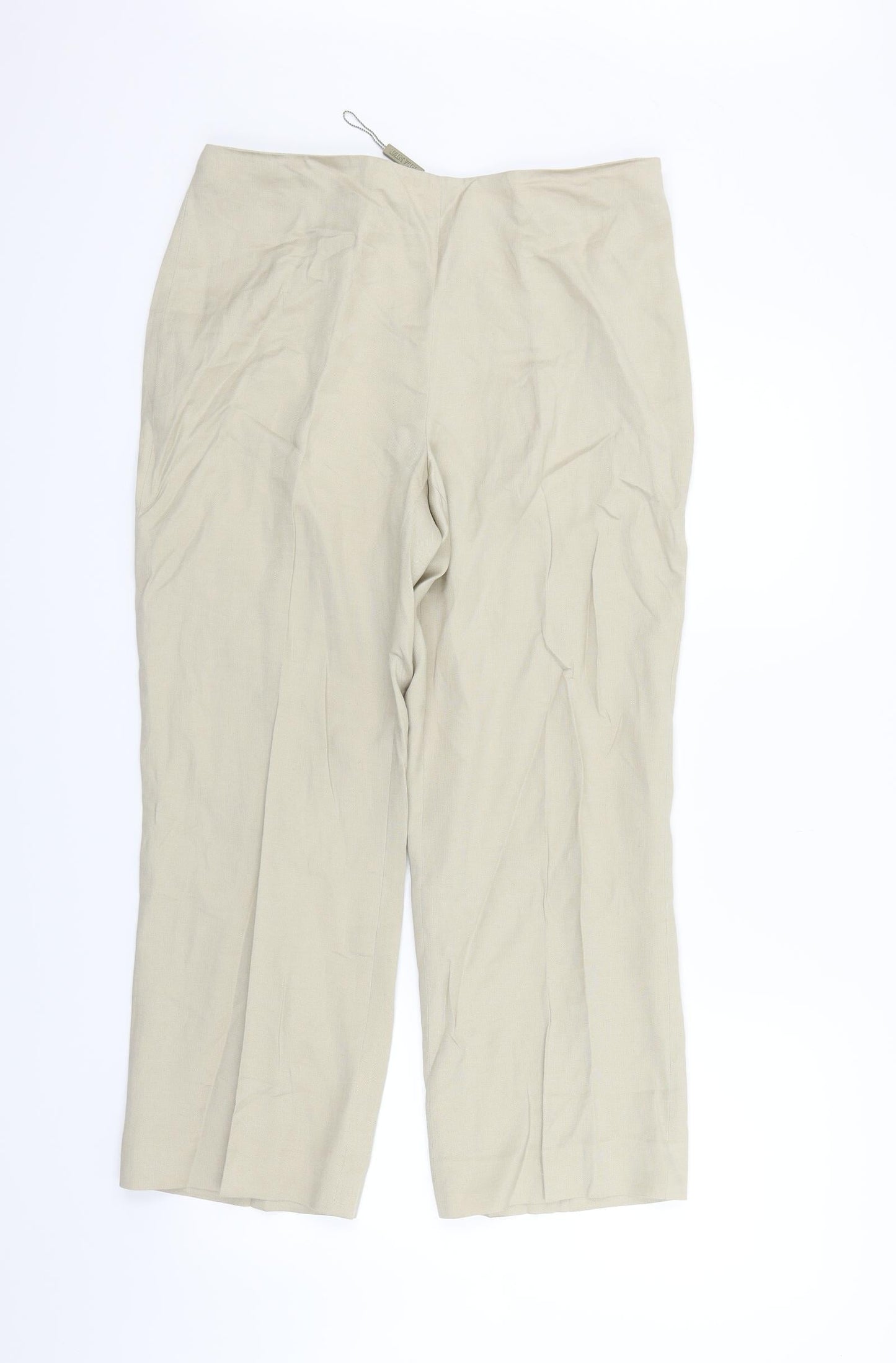 PLANET Womens Beige   Trousers  Size 10 L23 in