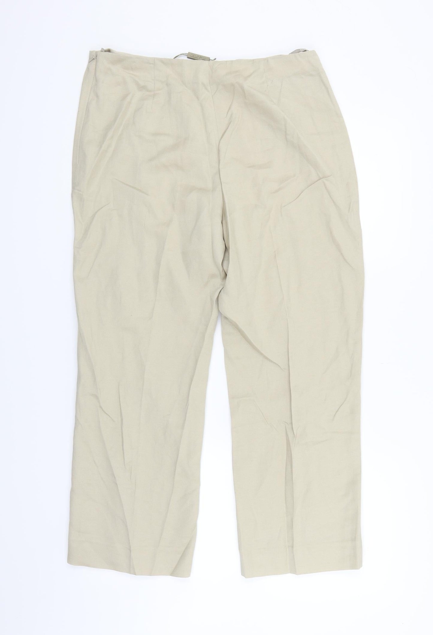 PLANET Womens Beige   Trousers  Size 10 L23 in