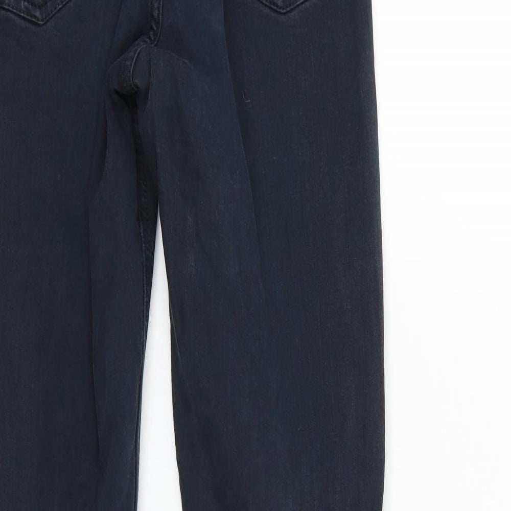 Topshop Womens Black   Trousers  Size S L26 in