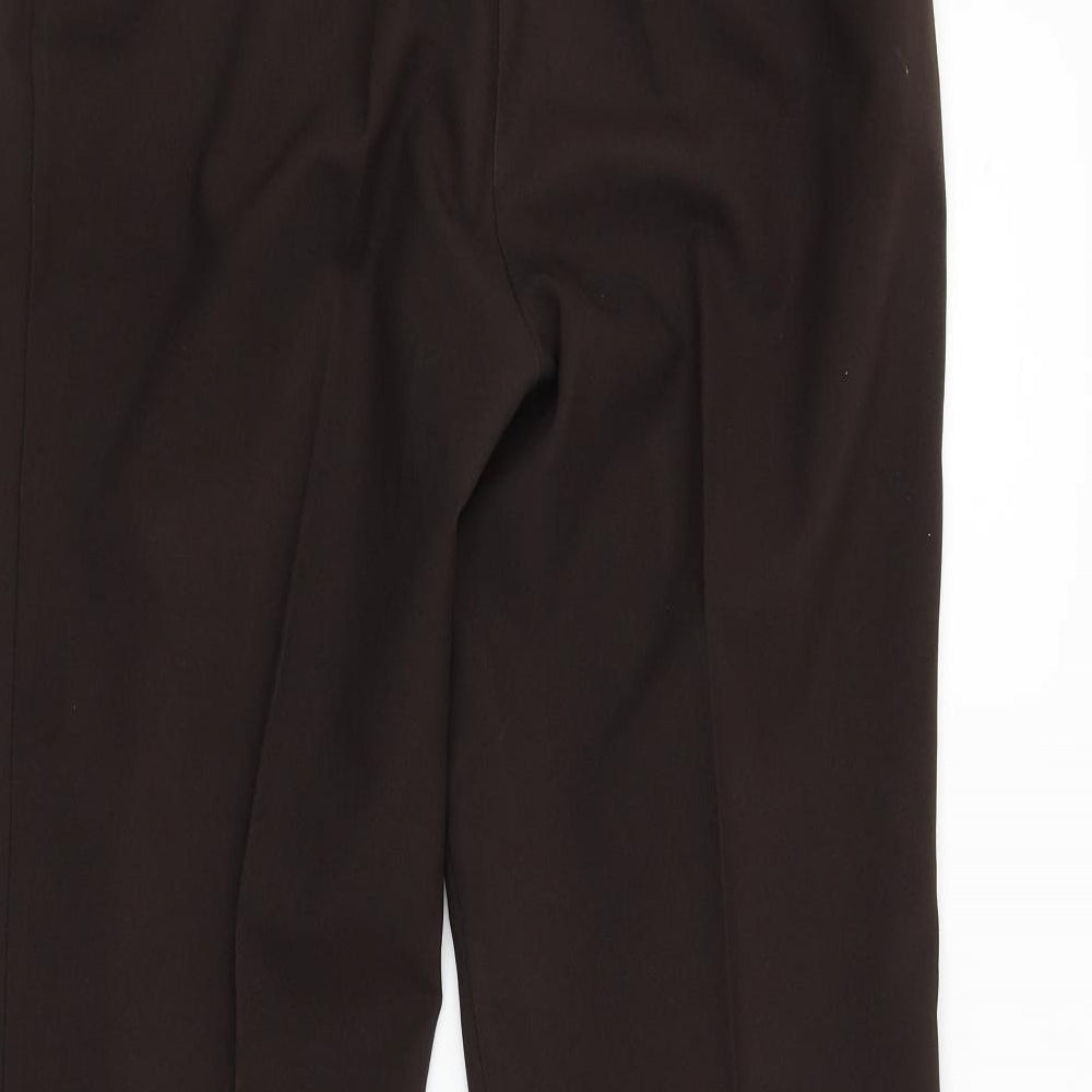 Matalan Womens Brown   Trousers  Size 12 L23 in