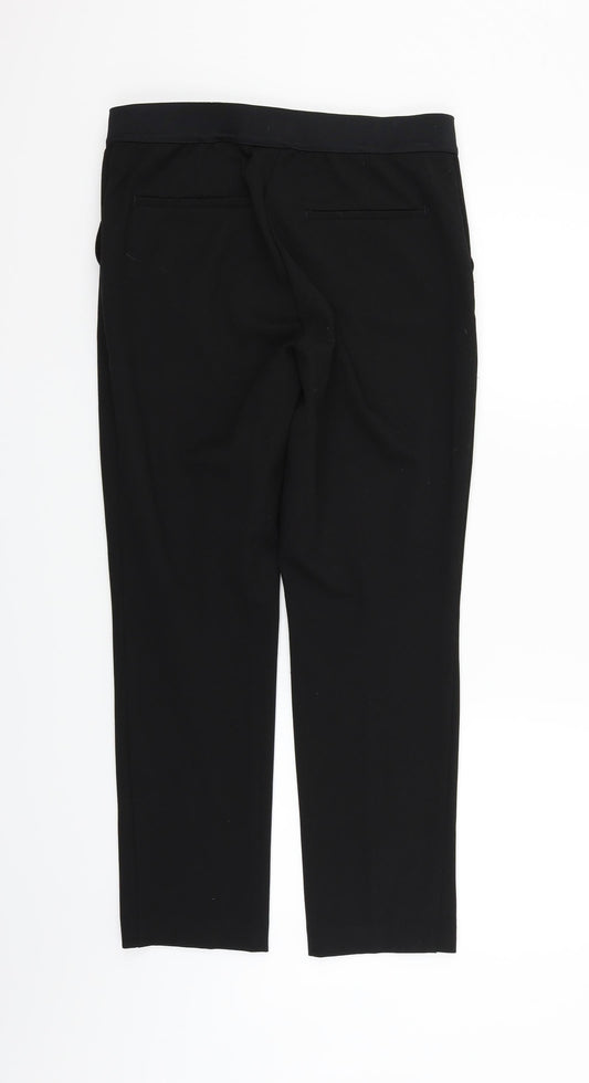 H&M Womens Black   Trousers  Size 12 L25 in