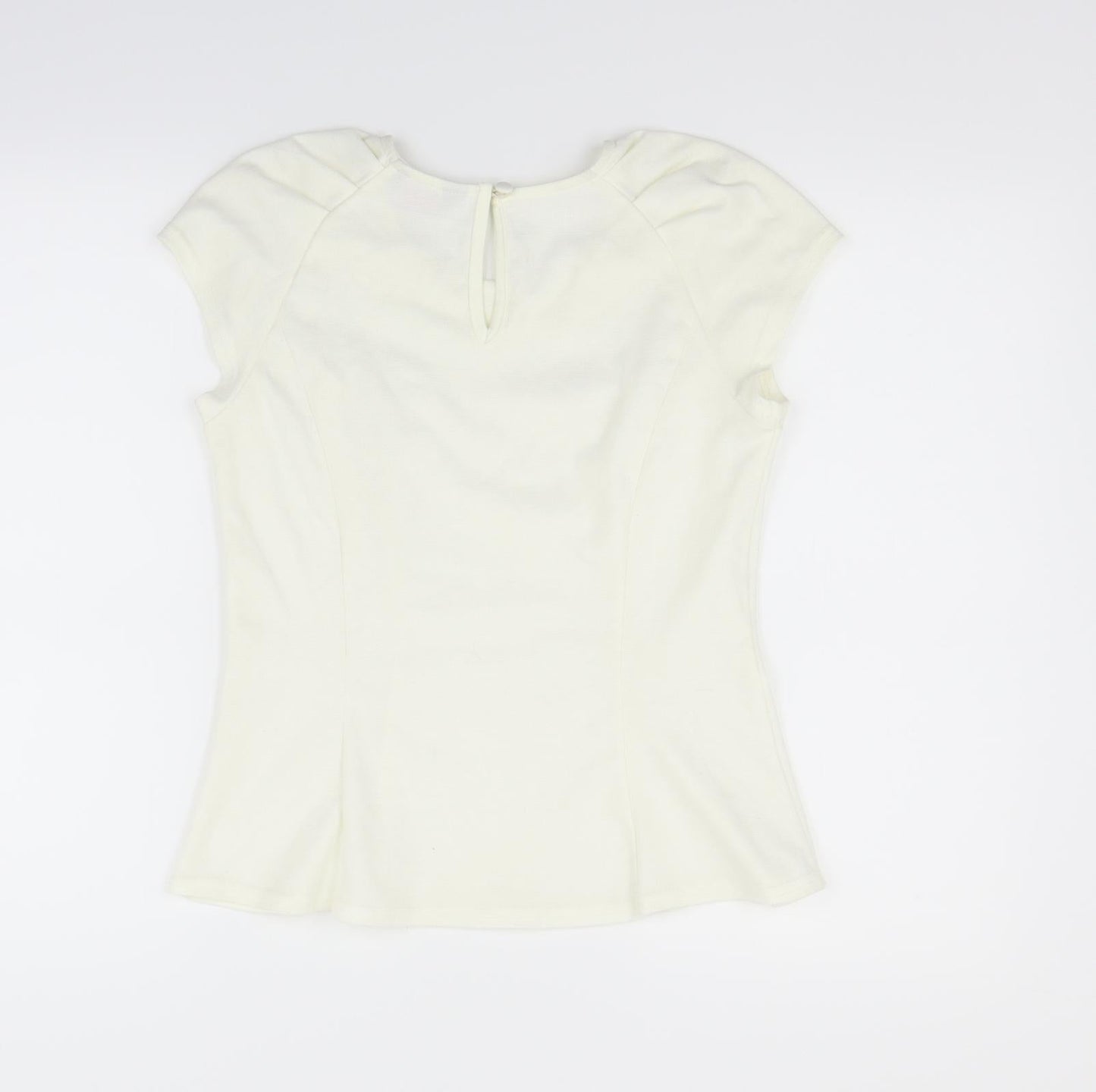 Dorothy Perkins Womens White   Basic T-Shirt Size 12