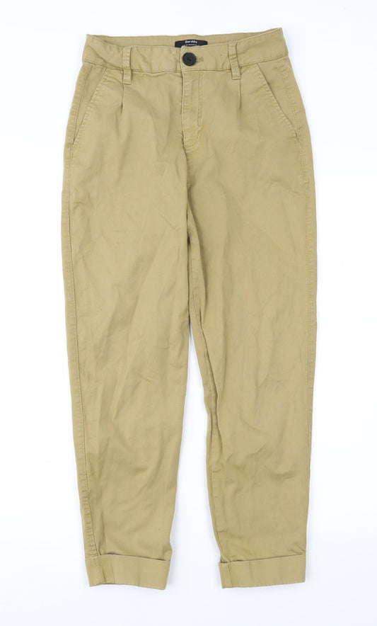 Bershka Womens Brown   Chino Trousers Size 6 L23 in