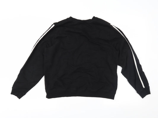 ASOS Womens Black   Pullover Sweatshirt Size 14