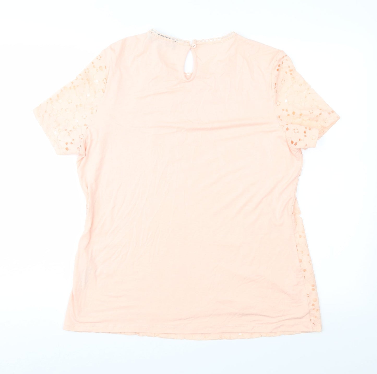 Dorothy Perkins Womens Pink   Basic T-Shirt Size 16