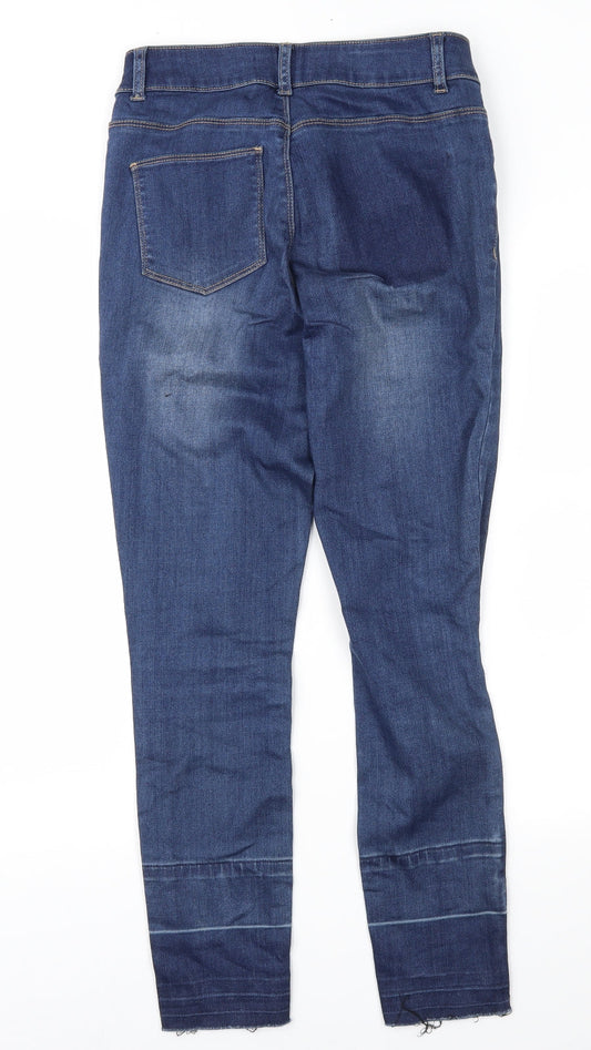 Threadbare Womens Blue  Denim Skinny Jeans Size 10 L28 in
