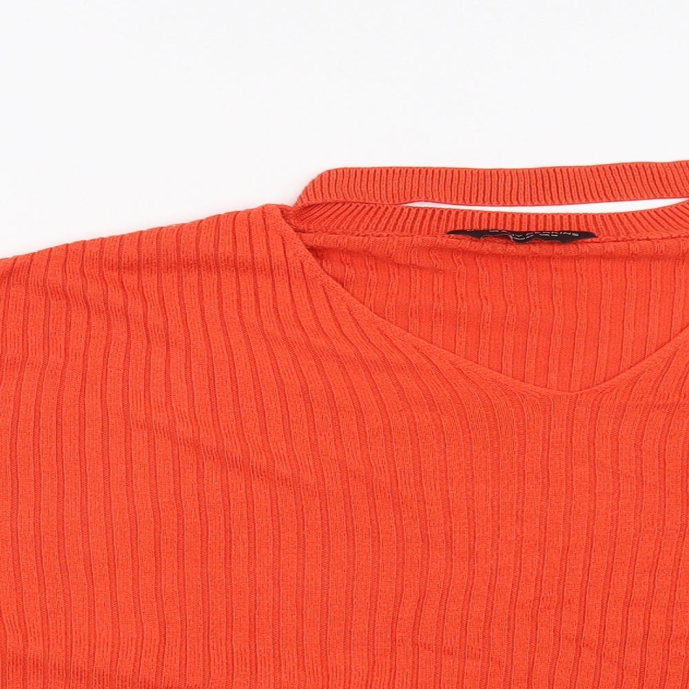 Dorothy Perkins Womens Red   Pullover Jumper Size 14