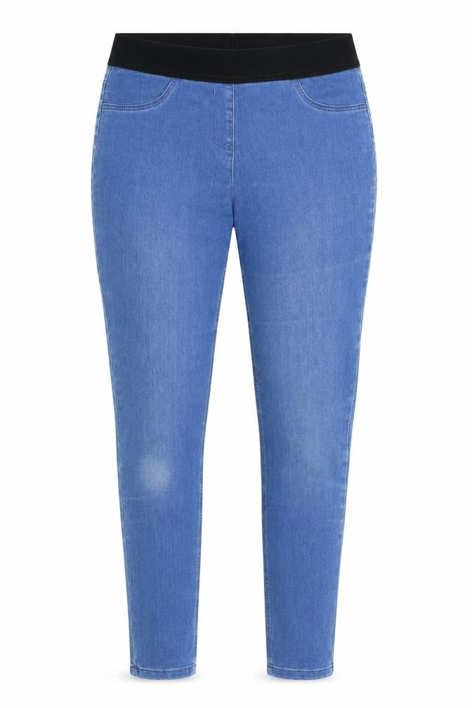 Bonmarché Womens Blue Denim Skinny Jeans Size 14 L29 in