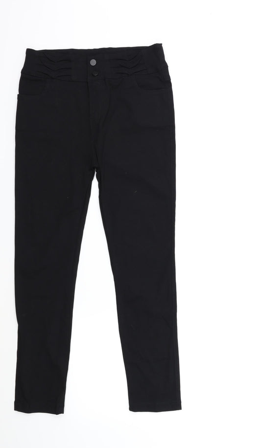 Preworn Womens Black   Trousers  Size XL L25 in