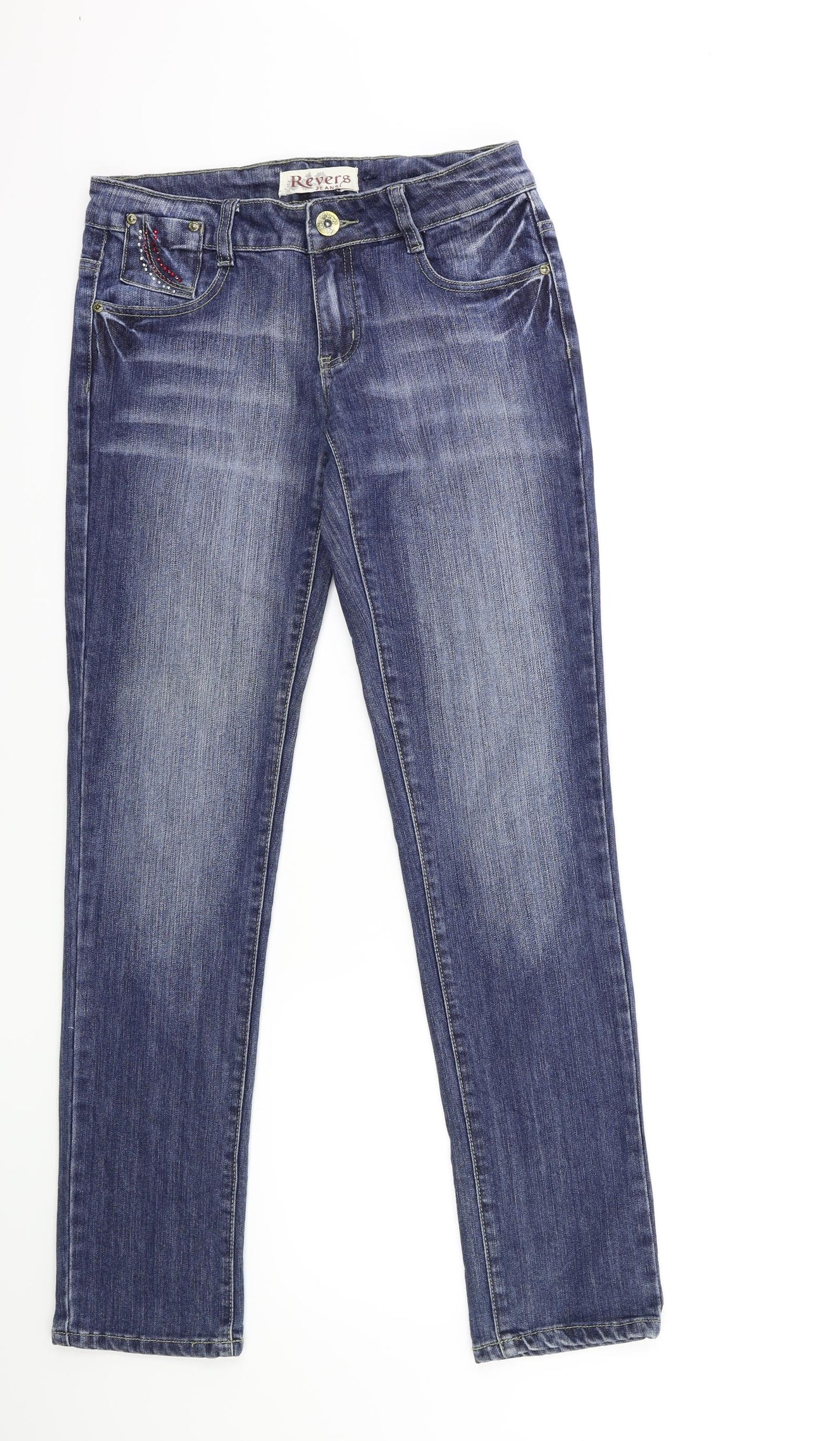 Reverse Womens Blue  Denim Skinny Jeans Size 10 L30 in