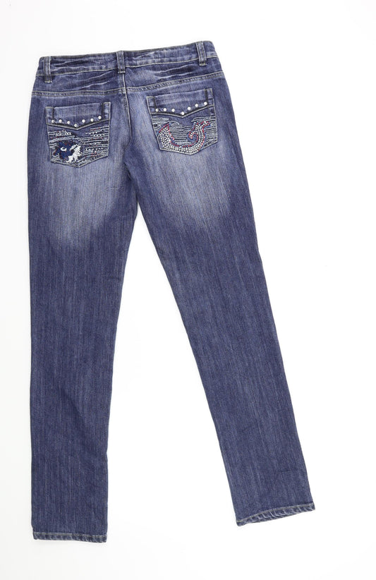 Reverse Womens Blue  Denim Skinny Jeans Size 10 L30 in