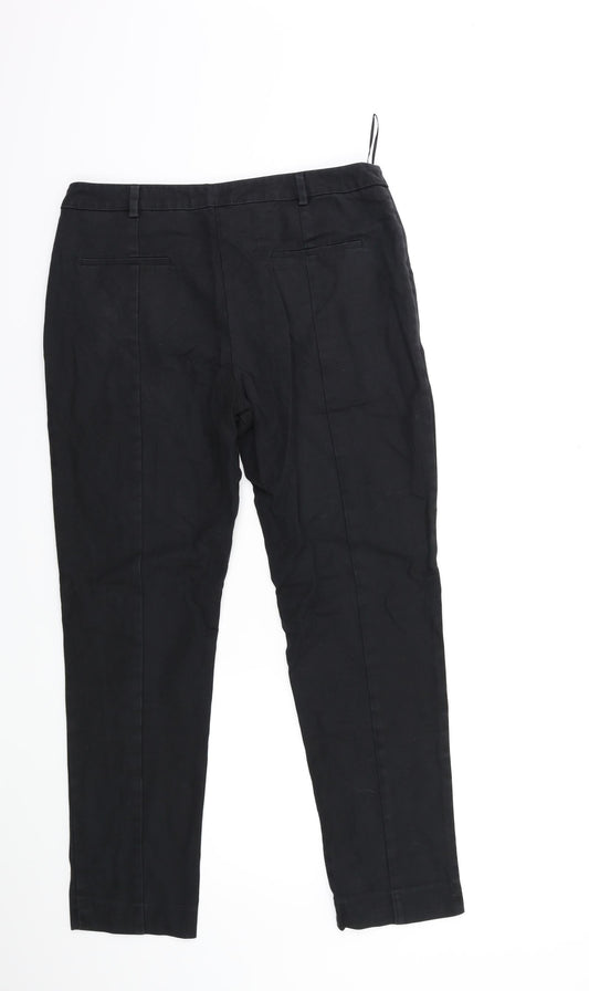 Oasis Womens Black    Trousers Size 12 L26 in