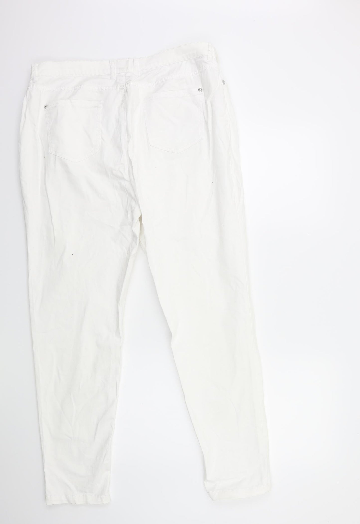 Country Casuals Womens White   Trousers  Size 18 L28 in