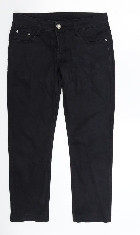 Preworn Womens Blue   Trousers  Size 12 L27 in
