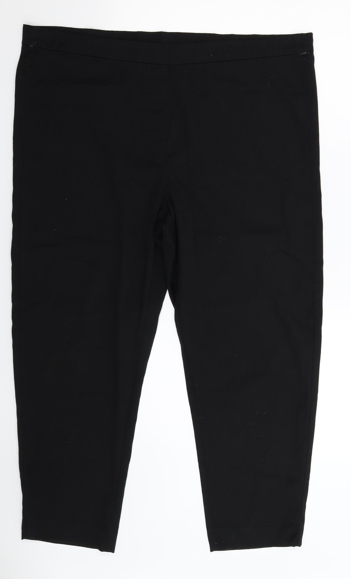 Preworn Womens Black   Trousers  Size 40 in L25 in