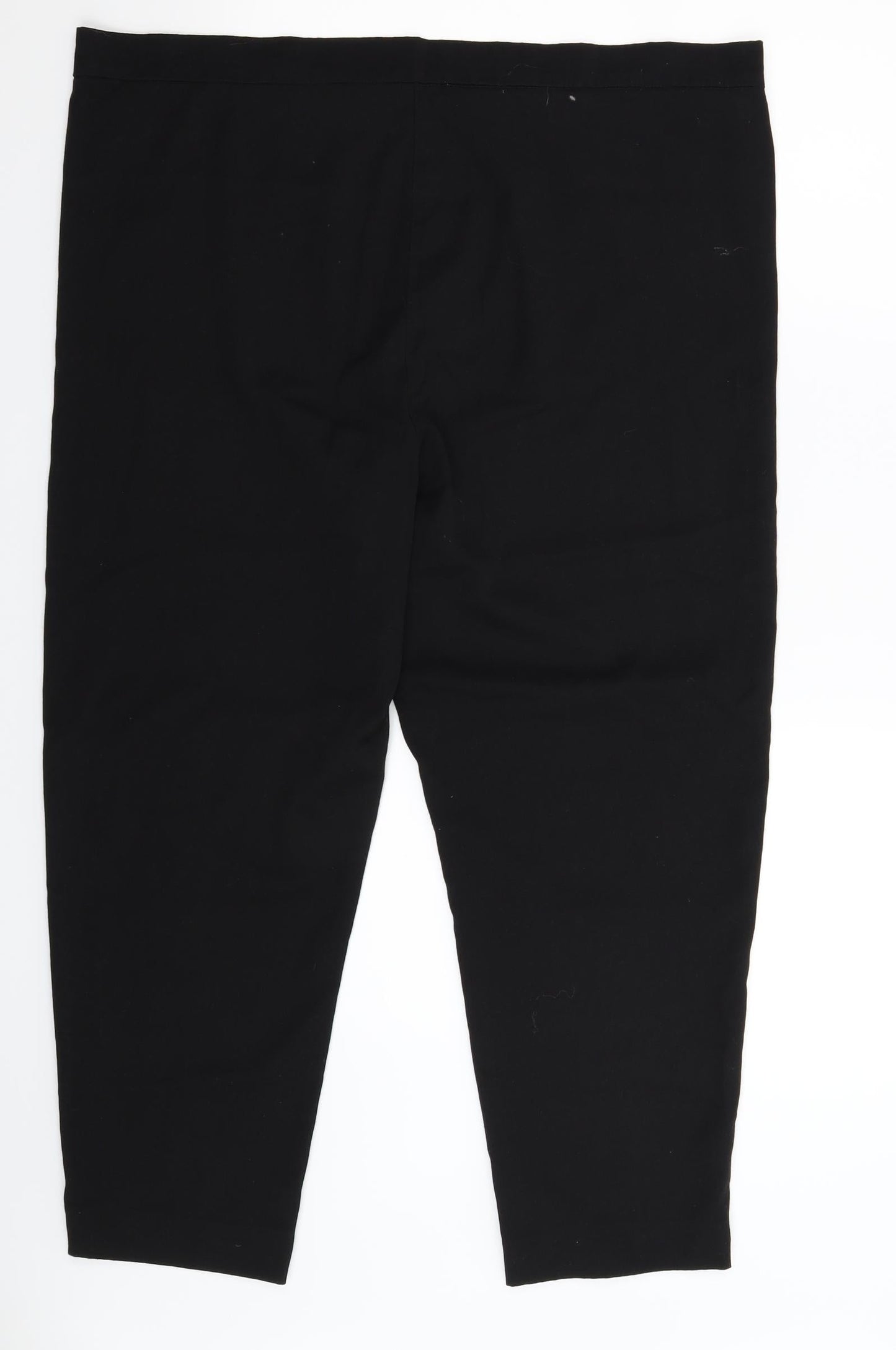Preworn Womens Black   Trousers  Size 40 in L25 in