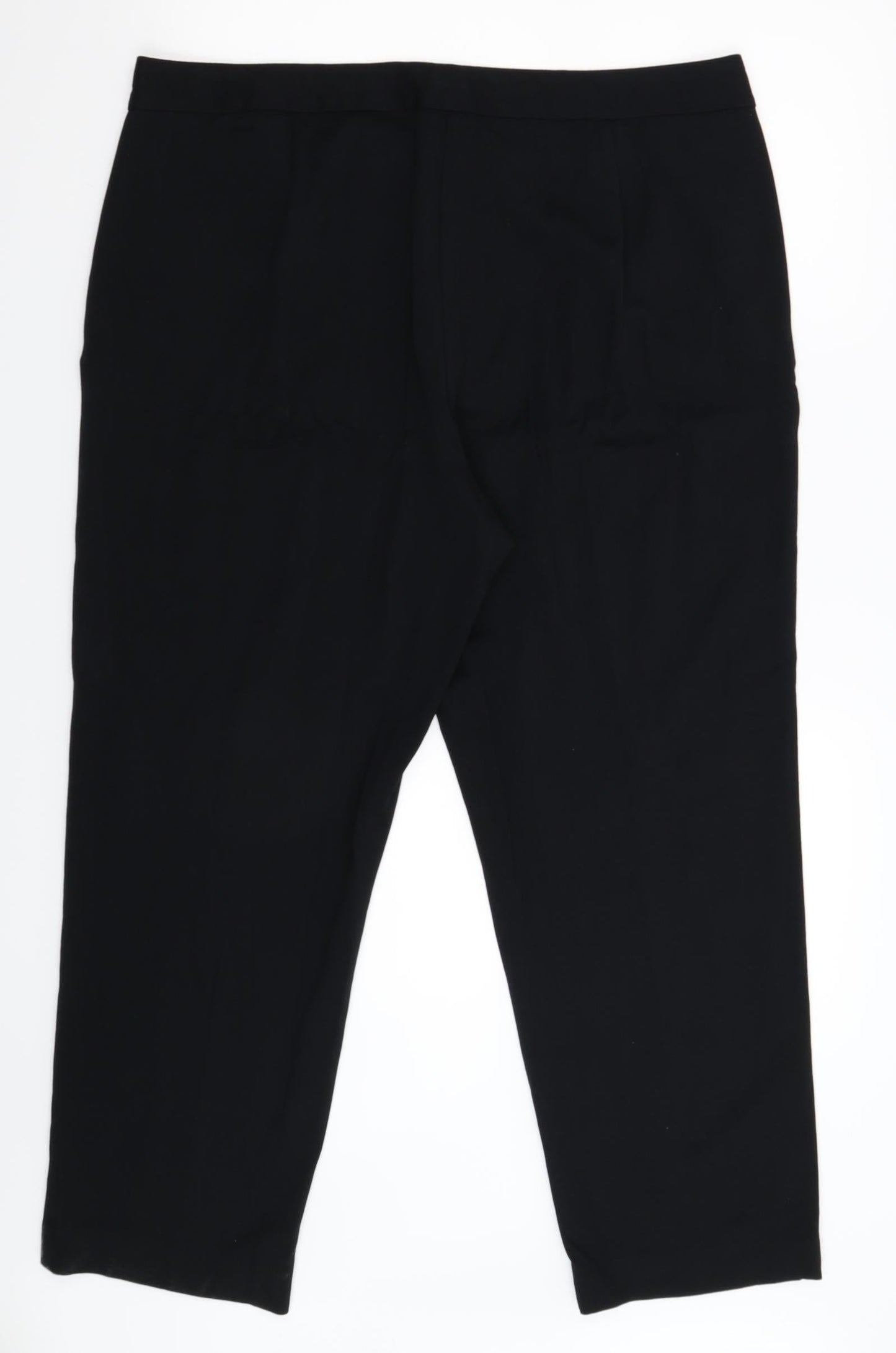 Marks and Spencer Womens Black   Trousers  Size 10 L28 in