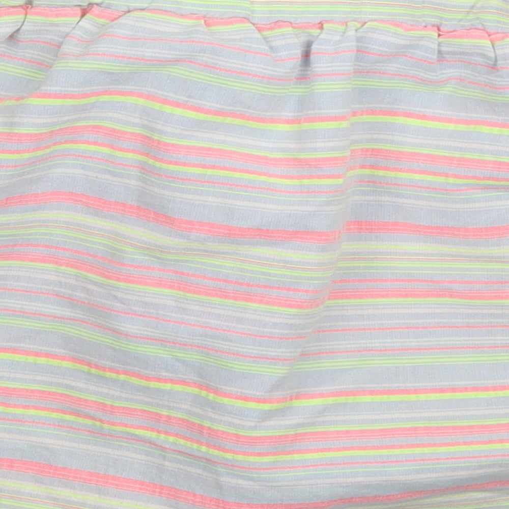 Nutmeg Girls Multicoloured Striped  A-Line Skirt Size 9-10 Years