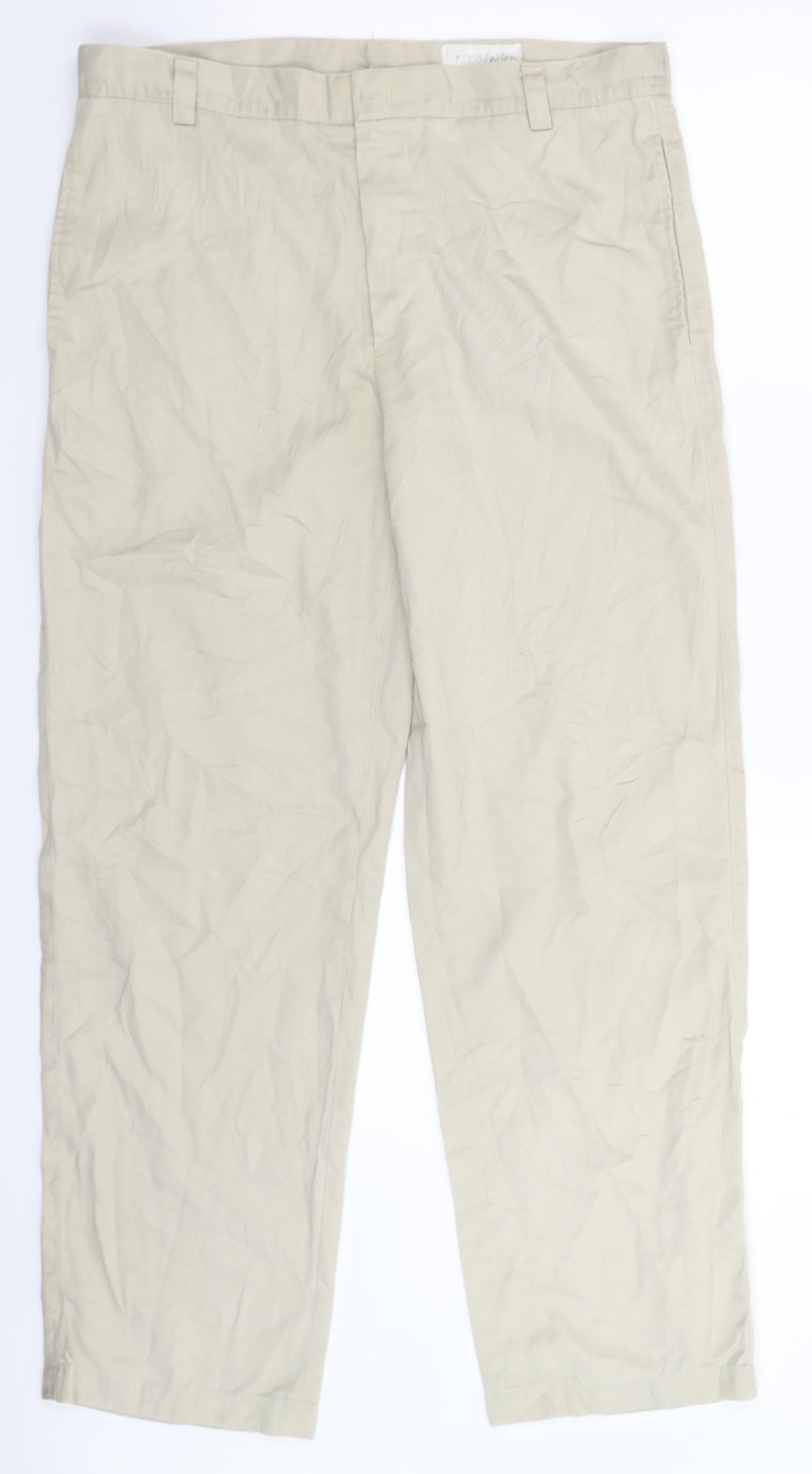 Preworn Womens Beige   Trousers  Size 32 in L29 in