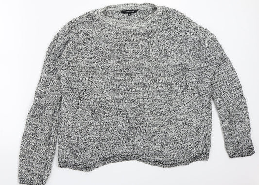 Peacocks Womens Grey   Pullover Jumper Size M