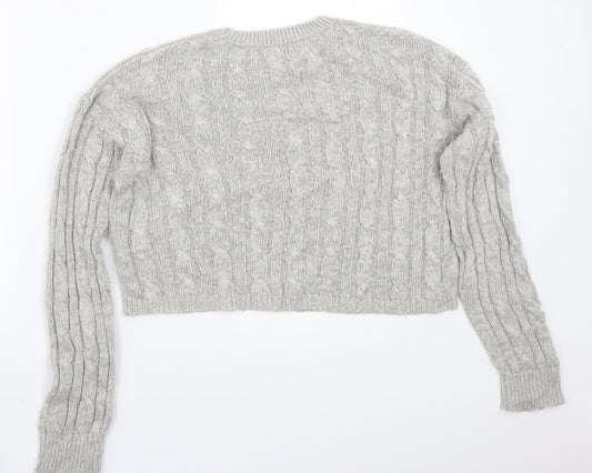 Newlook Womens Grey   Pullover Jumper Size S