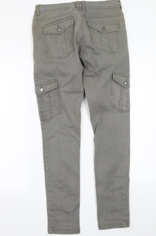 Gina Womens Grey   Straight Jeans Size 42 L30 in