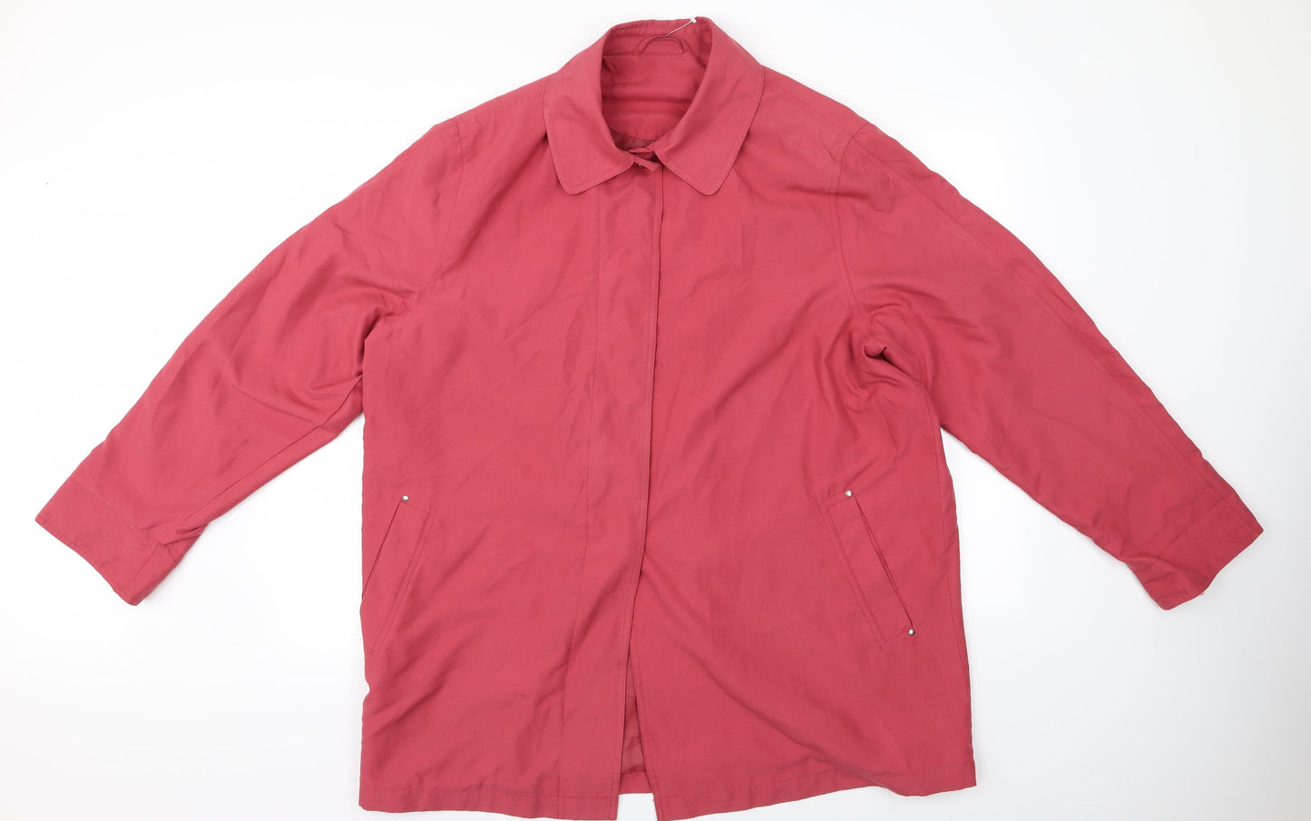 Damart Womens Pink   Overcoat Coat Size 46
