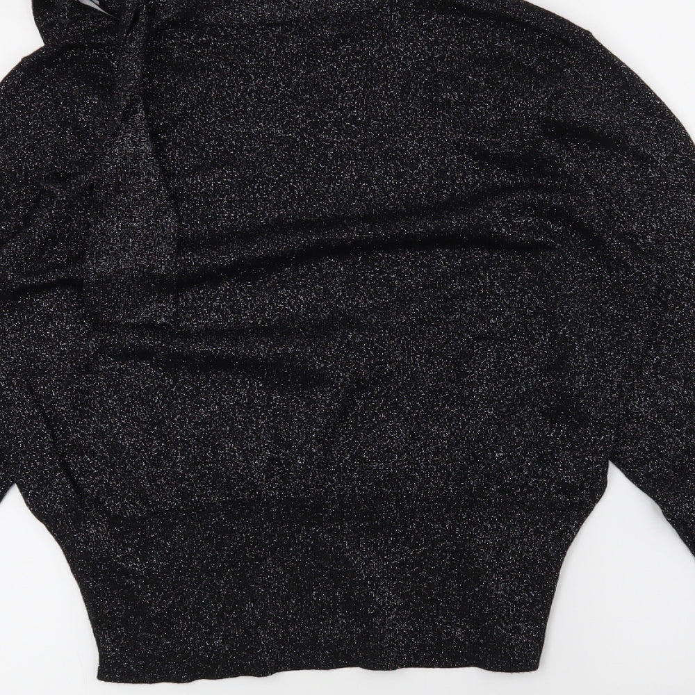 M7S Womens Black   Pullover Jumper Size 14