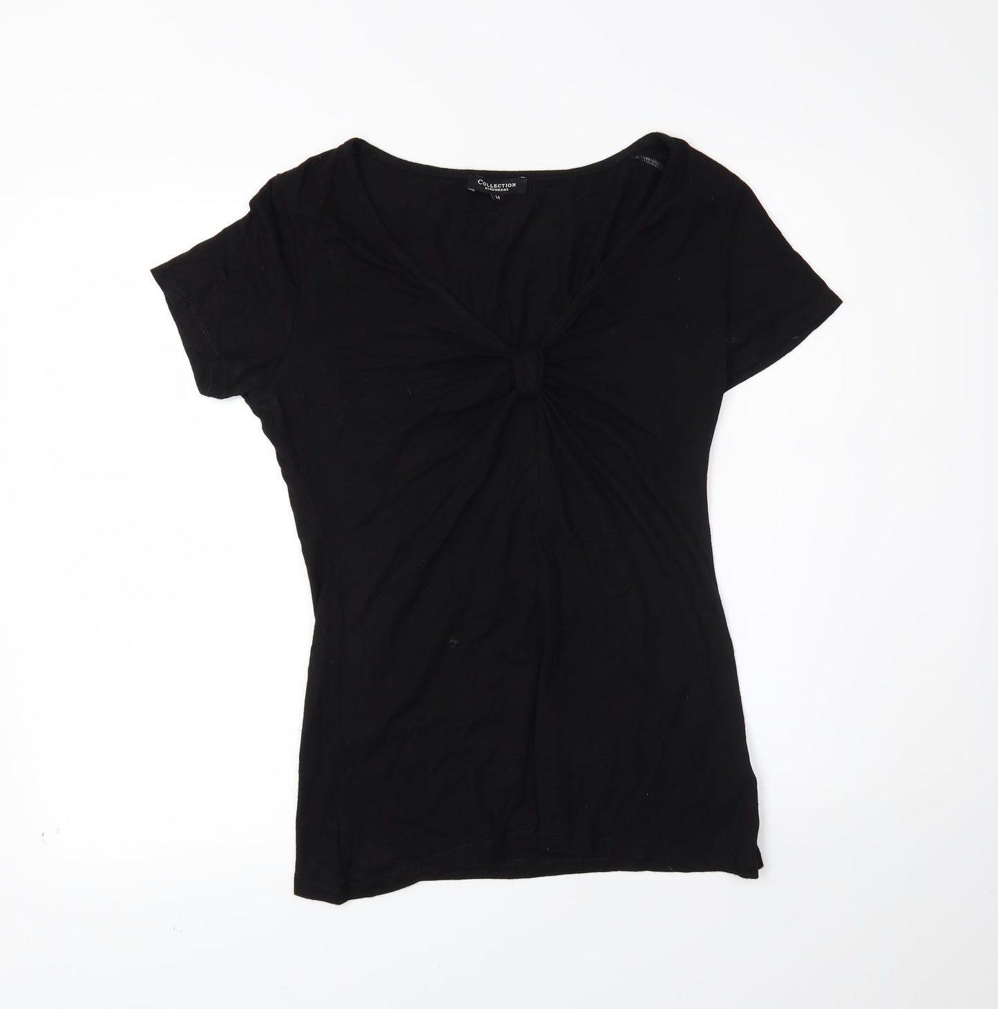 Debenhams Womens Black   Basic T-Shirt Size 14