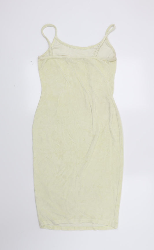 Boohoo Womens Yellow   Mini  Size 10