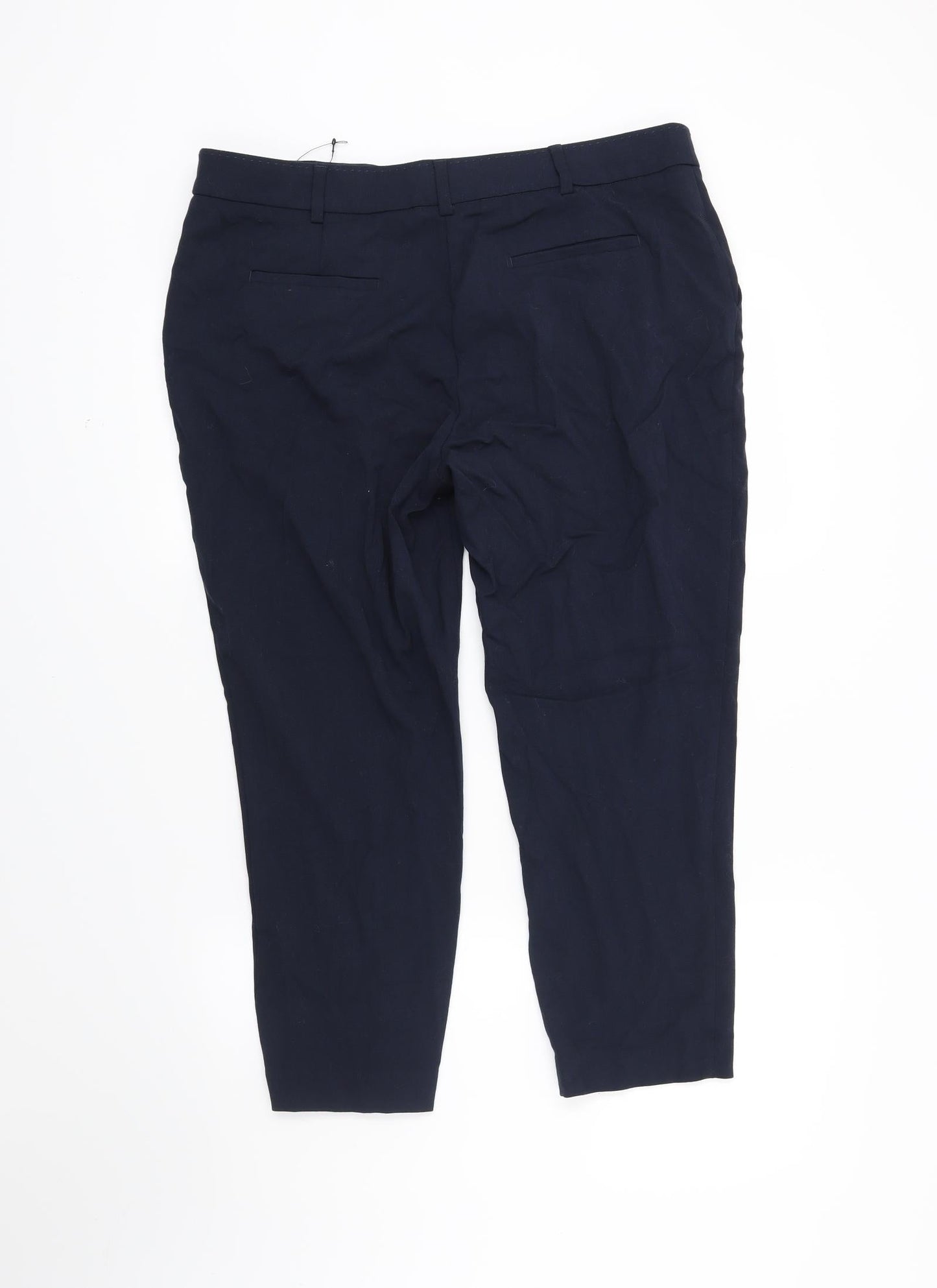 M&S Womens Blue   Trousers  Size 16 L23 in
