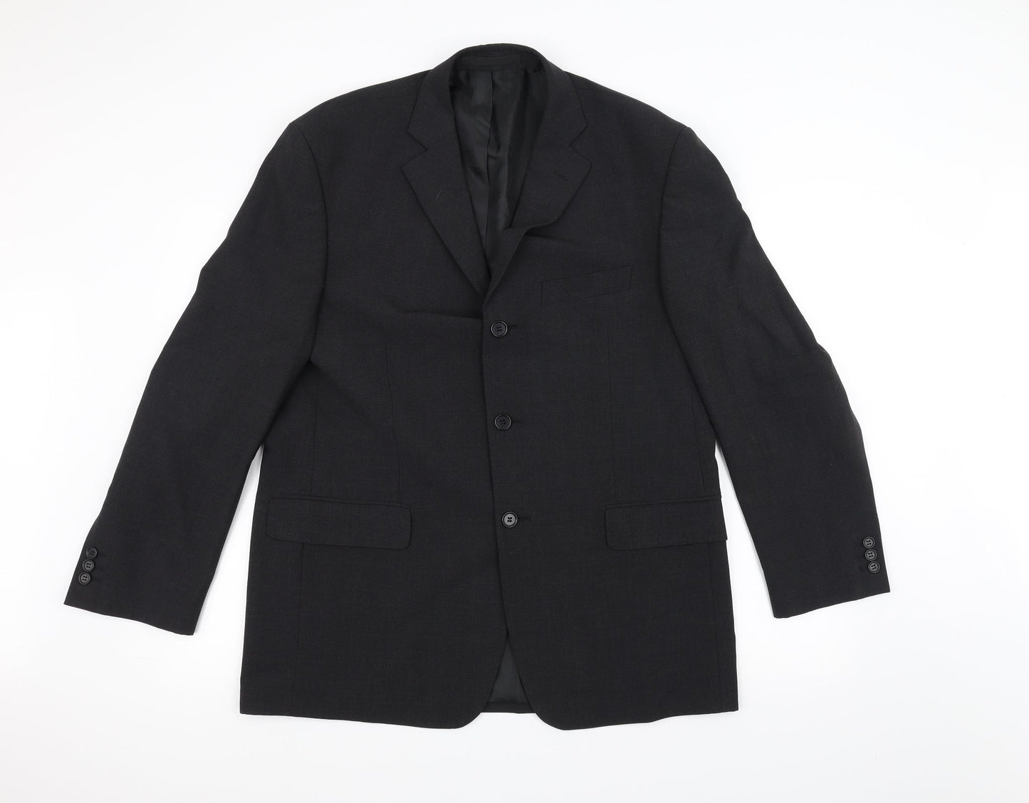 Marks and Spencer Mens Black   Jacket Suit Jacket Size 36