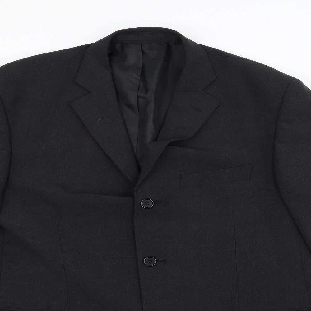 Marks and Spencer Mens Black   Jacket Suit Jacket Size 36