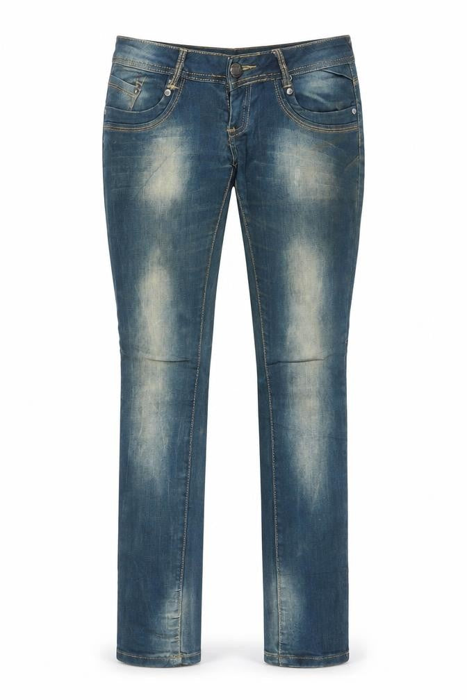 Womens Blue  Denim Straight Jeans Size M L31 in
