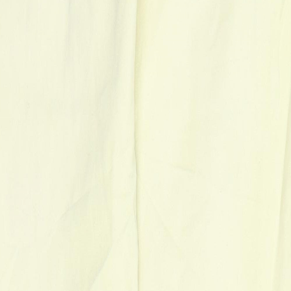 ESMARA Womens Yellow  Denim Straight Jeans Size 10 L29 in