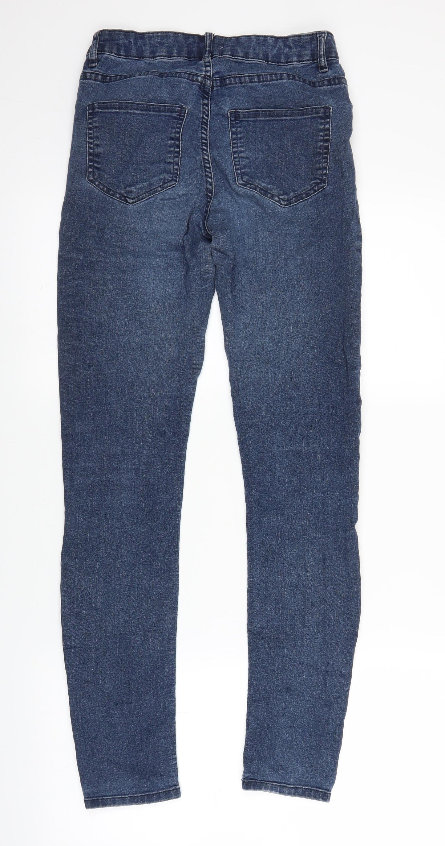 H&M Womens Blue  Denim Straight Jeans Size 26 in L28 in