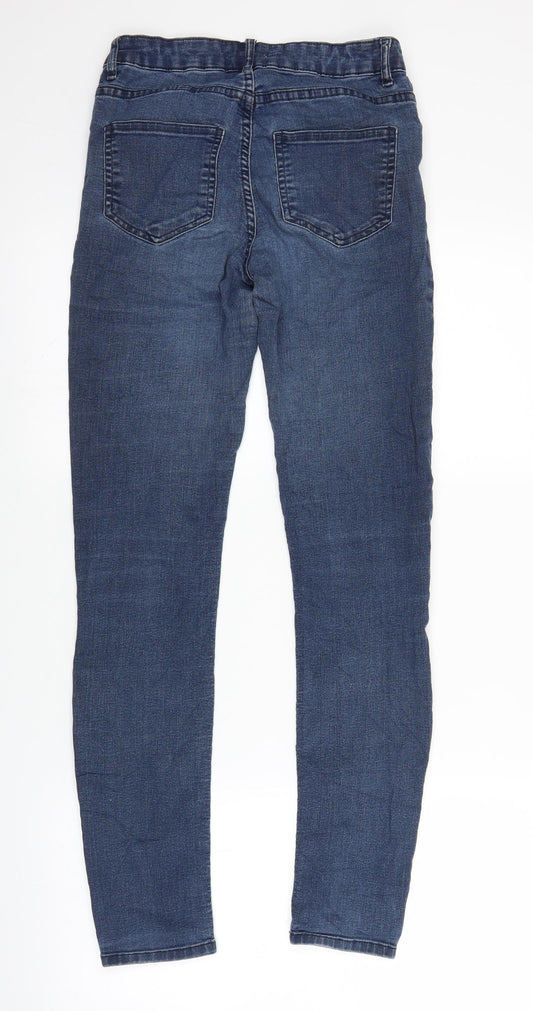 H&M Womens Blue  Denim Straight Jeans Size 26 in L28 in